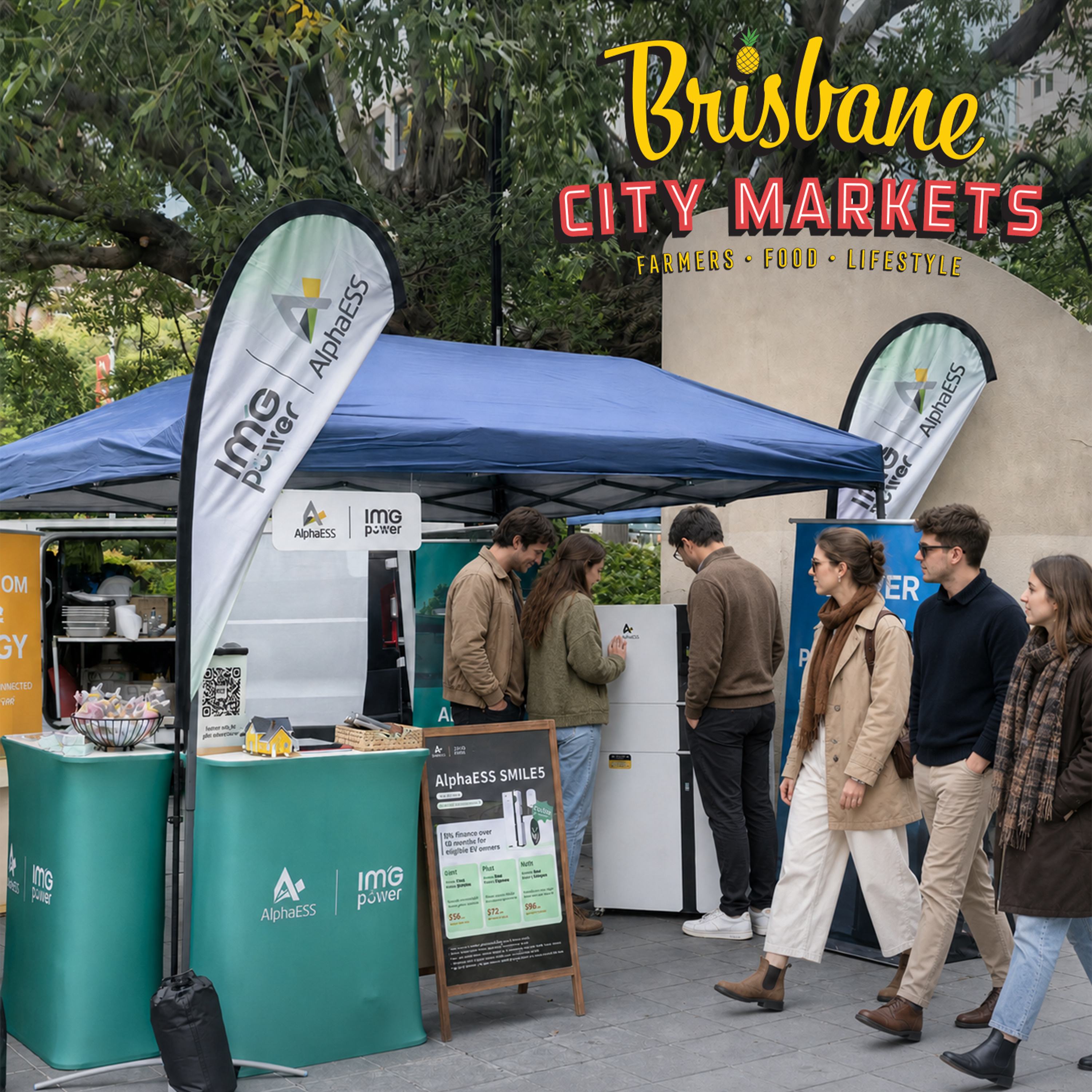 Cathedral Square Markets installation case