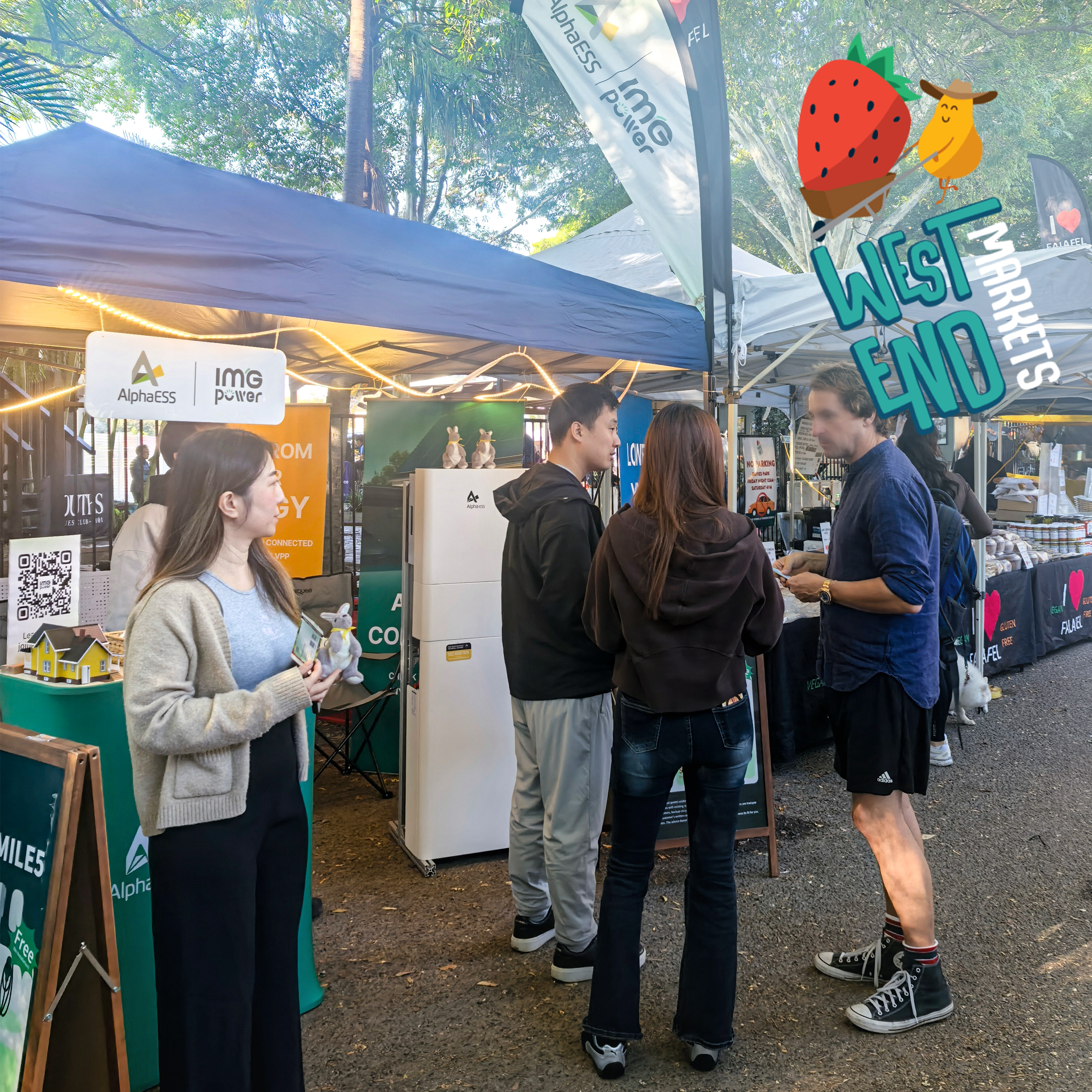 West End Markets installation case